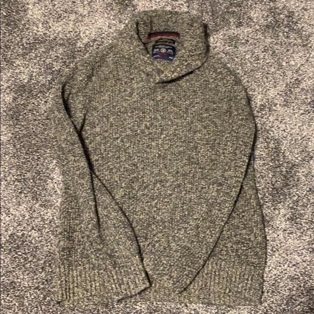 American Eagle Shawl Collar Sweater